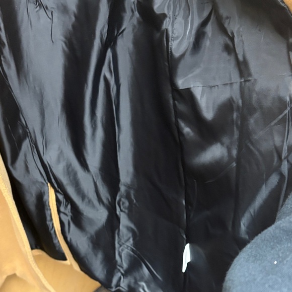 Classic Tan Double-Breasted Pea Coat - Picture 7 of 12